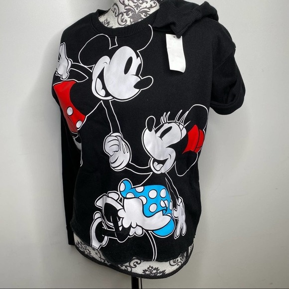 Disney Mickey and Minnie Long Sleeve Sweatshirt M - Picture 4 of 7